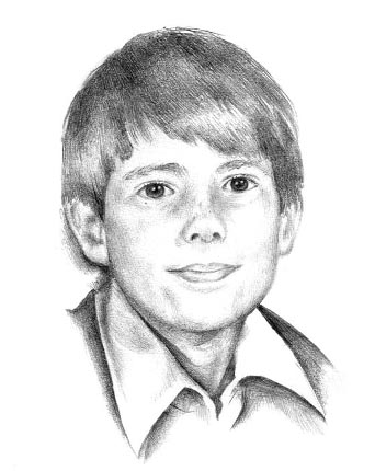 Portraitzeichnung Kind